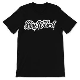 twiceweird StayWeirdDrip-Black shirt